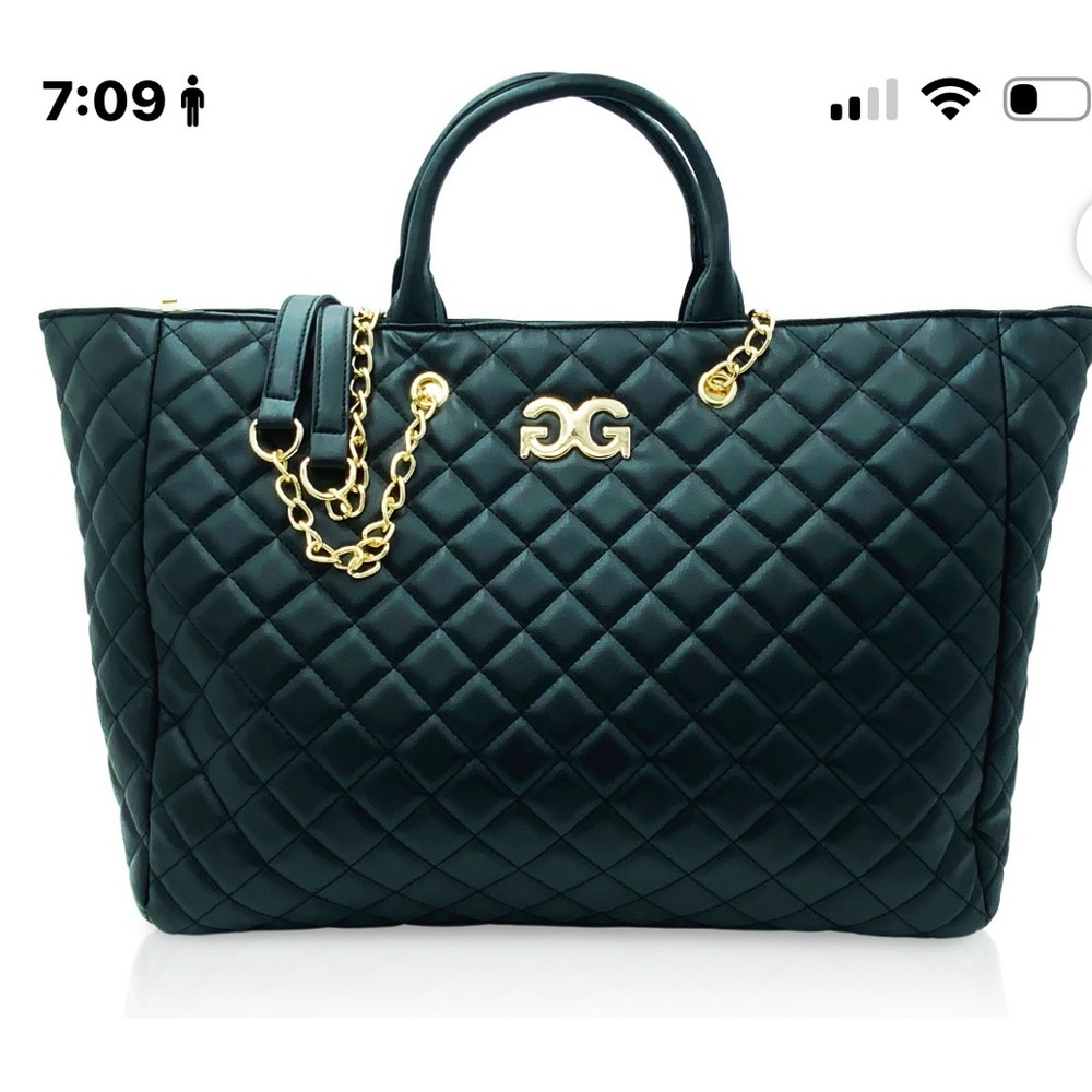 Gilda Paris Large Quilted Tote Bag